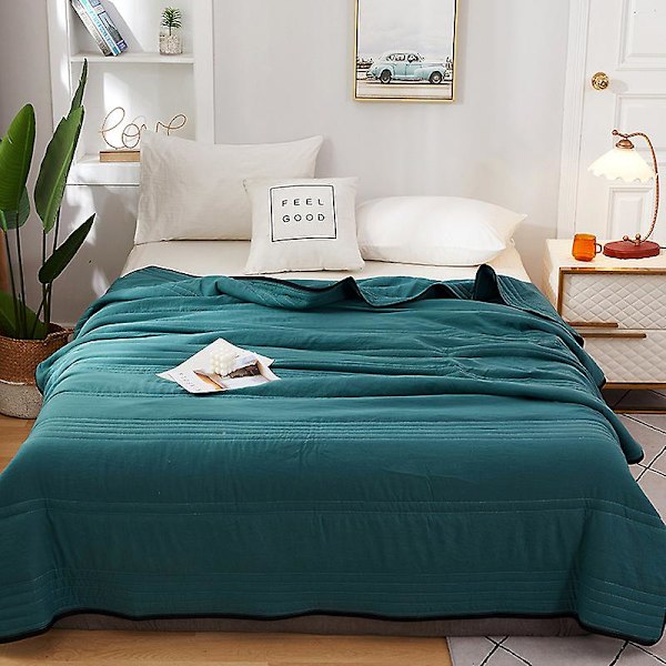 Ultrakylande Filt för Dubbel- och Enkelsängar - Supersoft Tvättad Filt för Vuxna och Barn 150*200 Blåfågel 150*200 Peacock blue