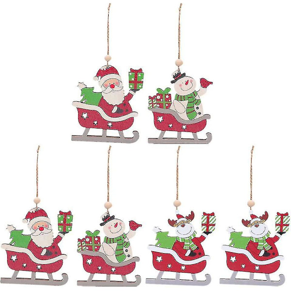 Glaskuppel Ornament Julepynt Kreativ Eksport Gave Led Lys Glødende Juletræ Dekoration Lys #2