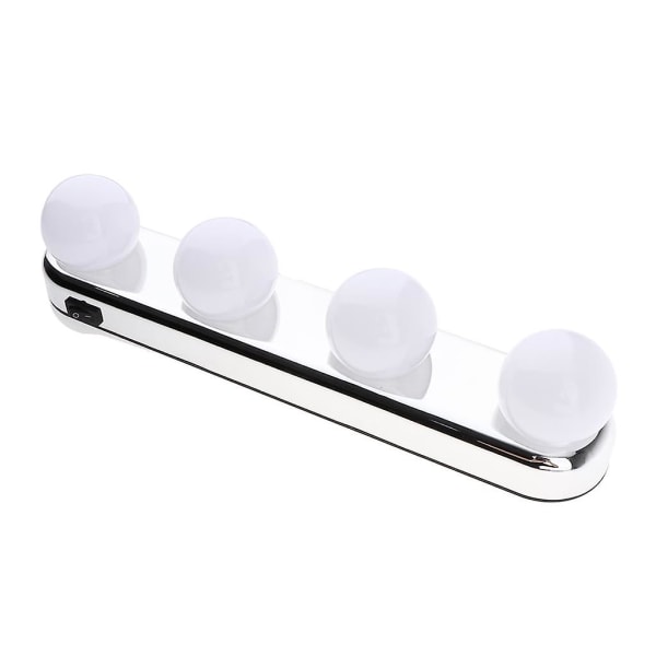 Led-peilivalo, langaton meikkipeilivalo 4 LED-lampulla ja imukupilla