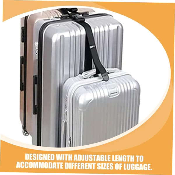 Adjustable Luggage Connection Straps with Buckle for Suitcases and Backpacks