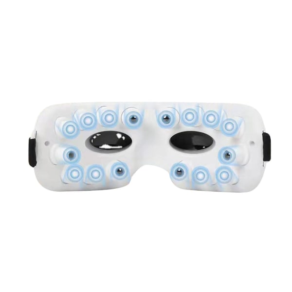 Silmähierontalaitteet, Syntymäpäivälahjat naisille/miehille, Bluetooth musiikki kuumille silmähierontalaitteille, ihanteellinen rentoutumiseen White
