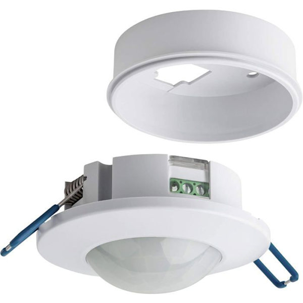 Outdoor Motion Detector IP44, Surface Mounted, Programmable, Infrared Sensor, Range 15m/180°, Suitable for LED