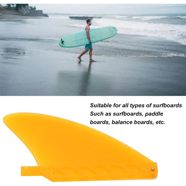 Stor surfebrettfinne, lett surfebrettfinne 4 tommer for padlebrett
