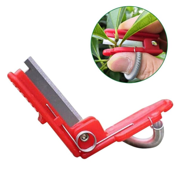 2 tumknivar Trädgårdsplockning Tumknivar för trädgårdsarbete, grönsaks- och fruktskörd