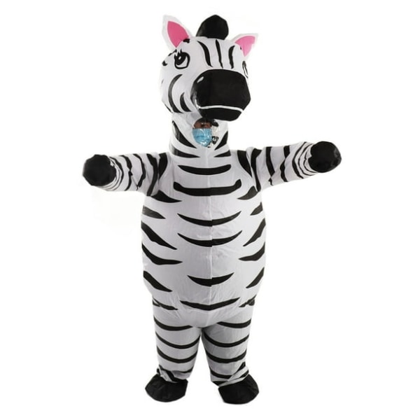 Uppblåsbara djurkostymer Roliga kläder Uppblåsbar zebradräkt för vuxna för fest