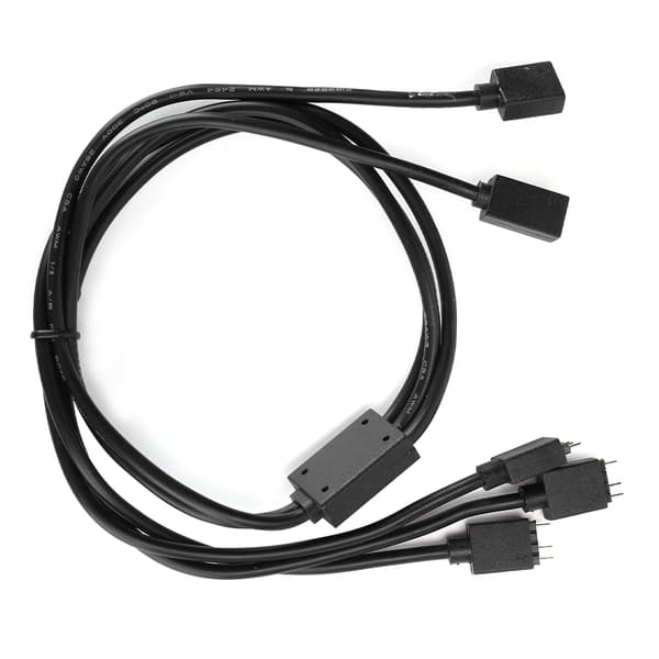 3PIN 5V ARGB Splitter Kabel Vifteadapter Kabel LED Strip Koblingskabel WireARGB 1-til-3