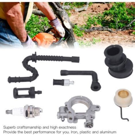 Oil Pump Spark Plug Kit, Worm Gear, 1127 640 3200, Replacement for STIHL Chainsaw 029 039 MS290 MS310 MS390