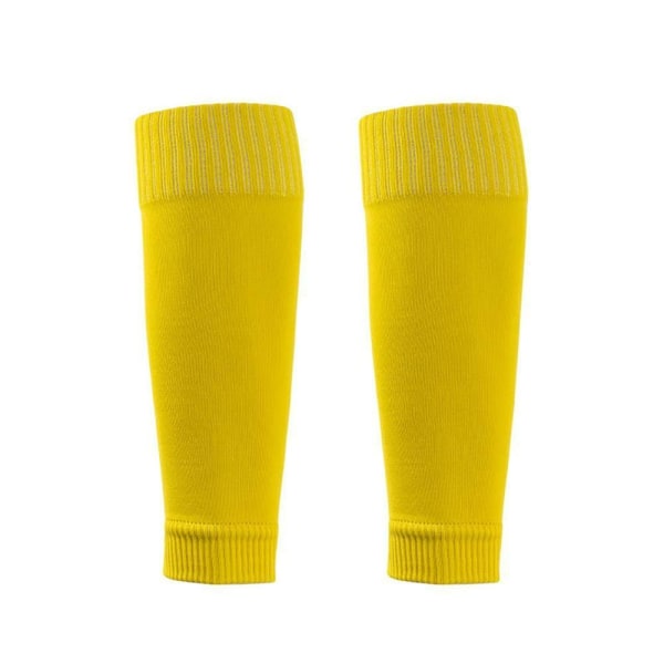 2 Pairs Soccer Socks Adult Men's Soccer Socks Stockings（Yellow）