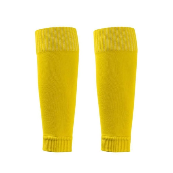 2 par fotbollsstrumpor Fotbollsstrumpor för vuxna för män (gul)