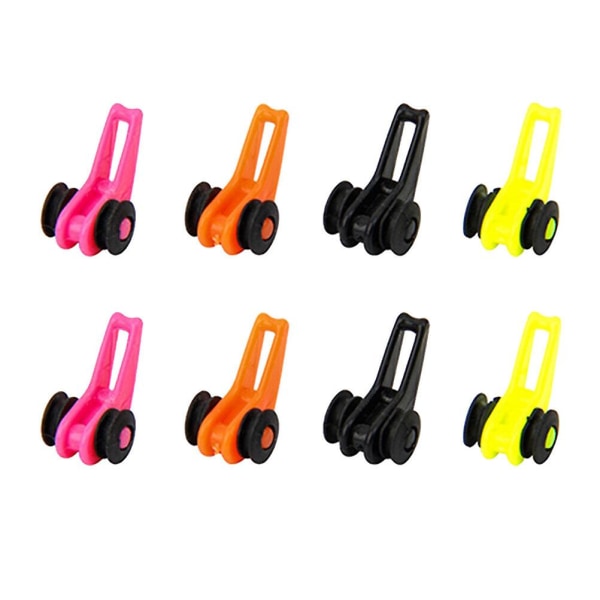8 stk Fiske Stang Kroker Holdere Agnsholdere Enkle Sikre Lokker Jig Kroker For Fiske Stang Fiske Tilbehør 8 stk 8pcs