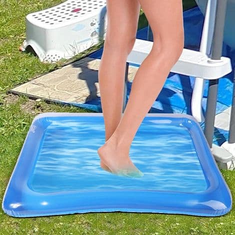 Inflatable Foot Bath - Inflatable Foot Bath Tray for Pool and Spa - Inflatable Foot Bath Basin for Pool with Pump