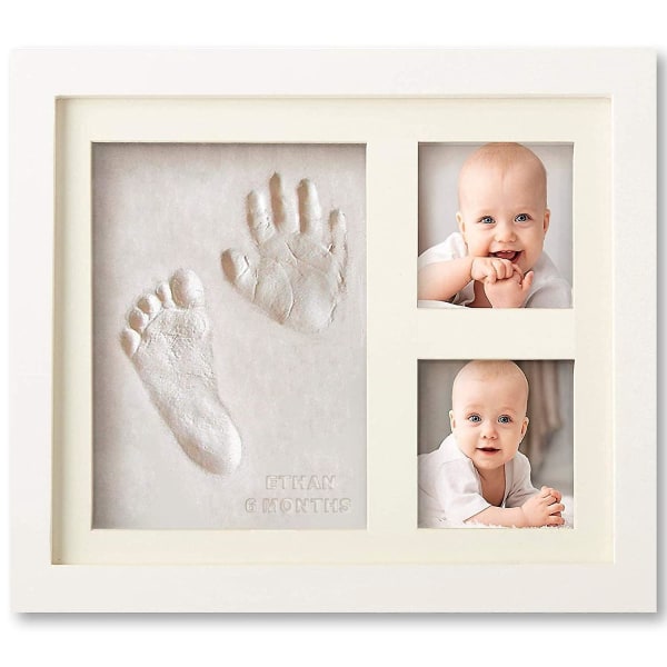 Baby Håndaftryk Footprint Clay Footprint Sæt til nyfødte og småbørn, Baby Gavepige personligt minde, Baby børnehave indretning, Unikt minde