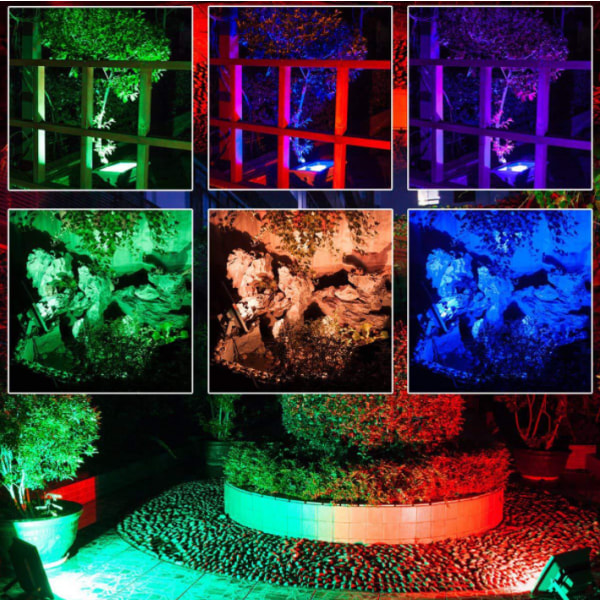 LED-projektor för utomhusbruk med RGB-färger