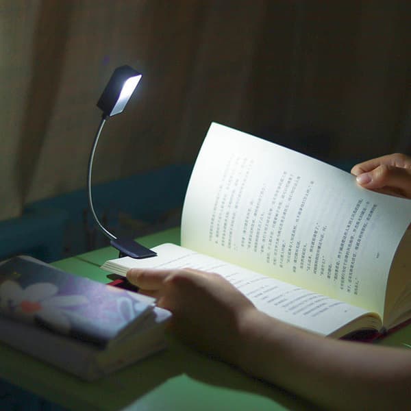 LED leselampe bokklemme