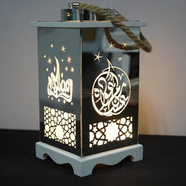 Tuulenlyhty Akryyli Ramadan LED-valo Lyhty