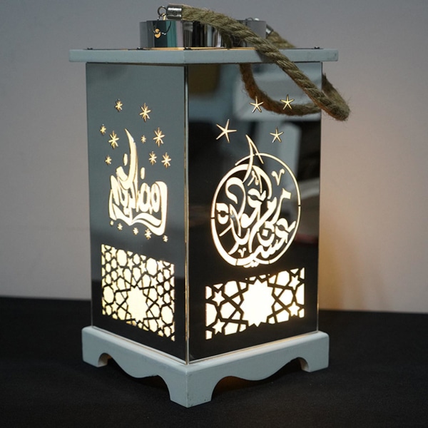 Vindlykt Akryl Ramadan LED Lyslykt
