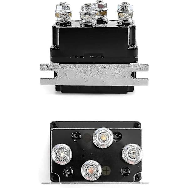 Solenoiderelæ, 12V 500A Spilrelæ Solenoid Erstatningskontaktor