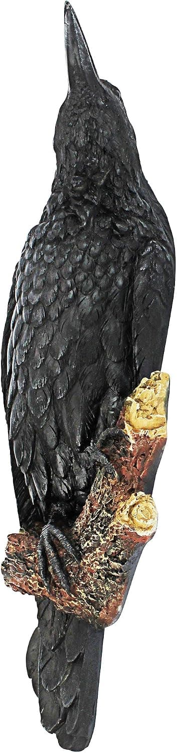 Design The Raven's Perch Gotisk Väggskulptur, Enkel