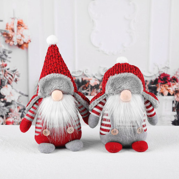 Jultomte Docka Söt Dvärg Jultomte Barnkalendern Present Hatt