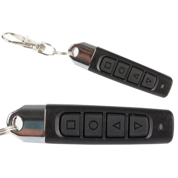 Universal Remote Control for Gate and Door 433.92 MHz Fixed Code Black black