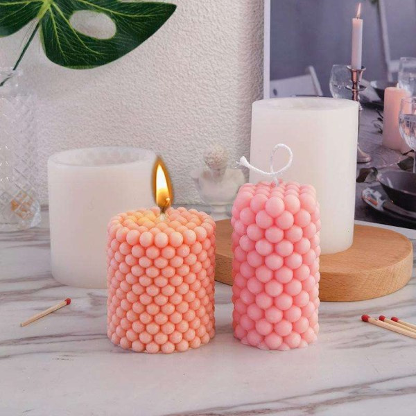 DIY - Ljusformar - Cylinderkulor - Form - Ljusform Vit
