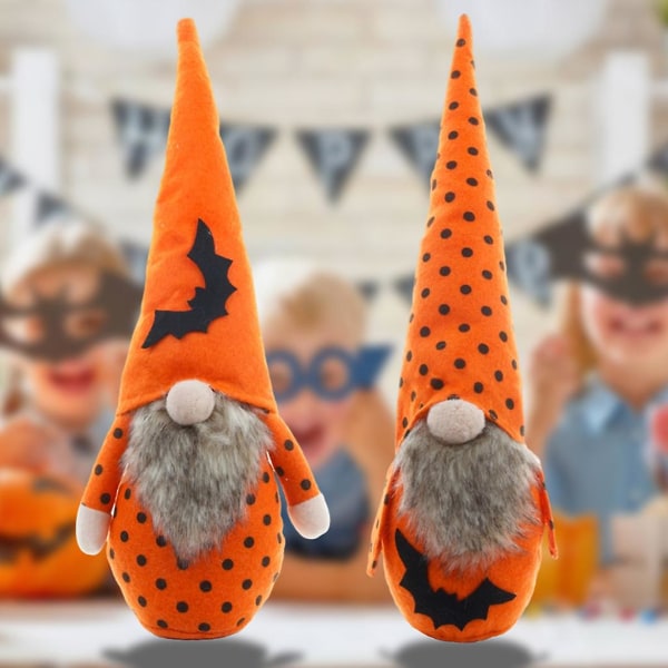 Halloween-kääpiö Käsintehty Lepakko Ruotsalainen Tomte Skandinaavinen Kääpiö Syksy Kiitospäivä Pöytäkeskipiste Maalaistalon Koristetyyppi A