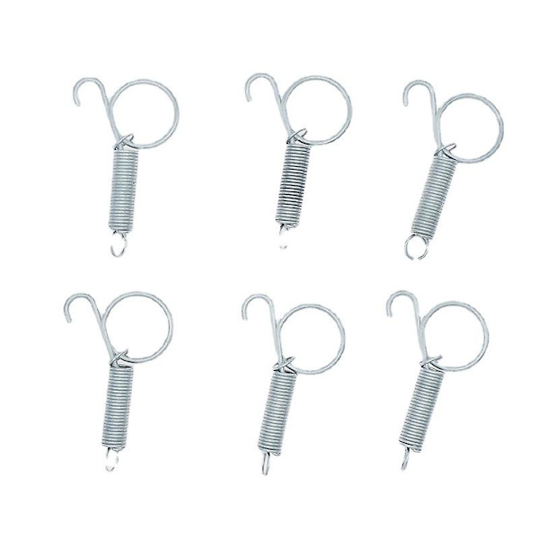 10 Pack Vårfästen för Kaninburar, Fjäderlås Dörrburfästen Trådburad Klämmor Snabbkopplingar Multifunktionell Kaninmatlåda Mattråg Fixerad Kort B