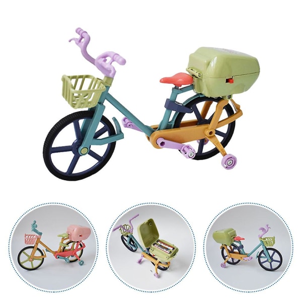 Bordsleksaker Mini Finger Bikes Finger Mtb Toy Miniature Bike Mini Bike Staty Nyhet Leksaker Game Fing Random Color 19.5X12.5X9CM
