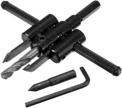 1X Adjustable Drill 30-200 mm, Professional Adjustable Wood Drill for Wood Saws