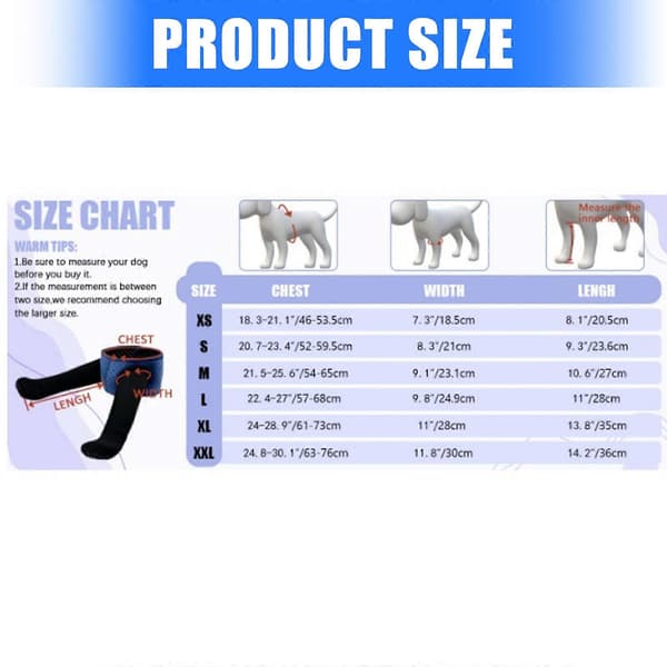 Dog Shoes for Paw Healing Post-Surgery Support Non-Slip Keeps Paws Safe During Exercise for Front Paws S S S