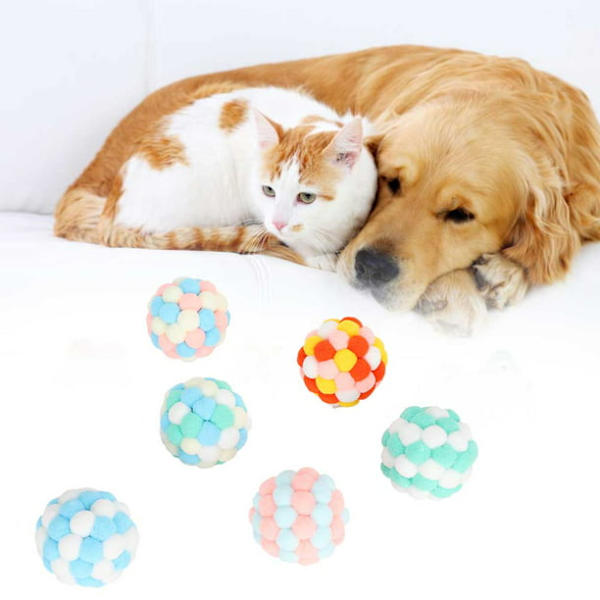 Kattboll Leksak Kattboll Leksaker Flerfärgad Ljud Kattboll Leksaker Andra