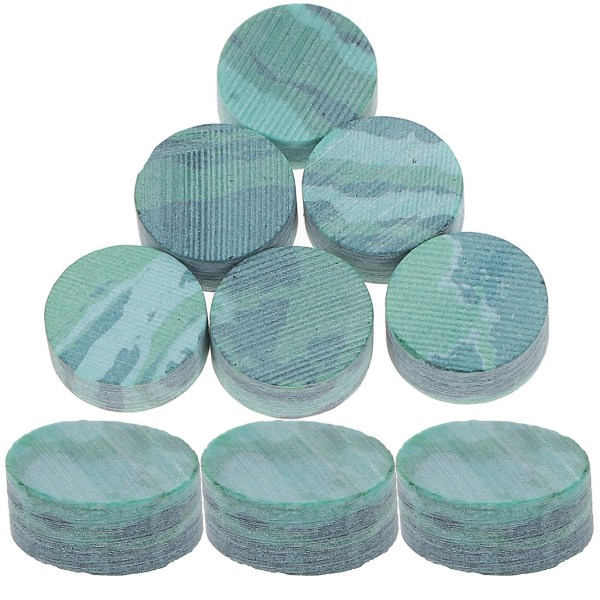 10 st Guitartillbehör Gitarrskal Dekaler Greppbräda Inlägg Material Skal Fanérark Guitar Hals Inlägg Grön 0,63X0,2X0,2cm Green 0.63X0.2X0.2cm