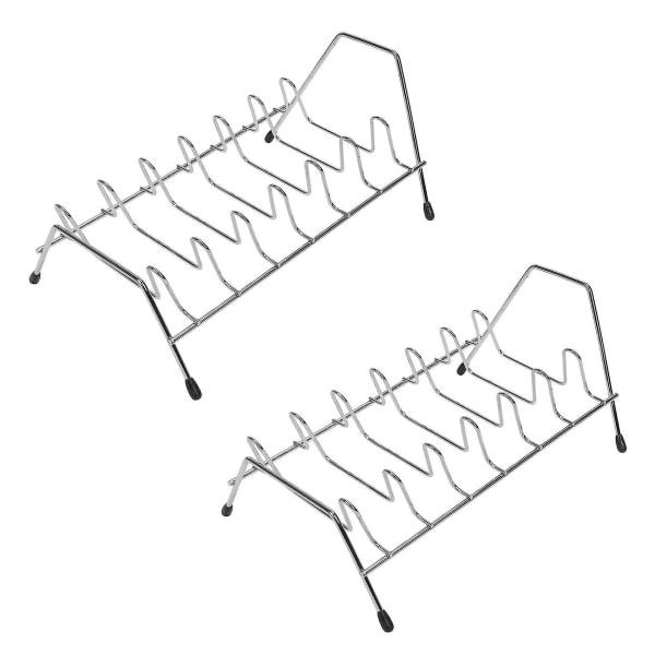 2x Opvaskstativ Køkken Opvaskstativ Tallerkenholder Opvaskestativ