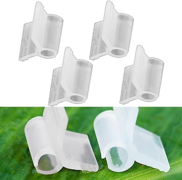 100 pcs Garden Grafting Tools Essential Clips for Plant Fixation and Bundling (2.5mm)