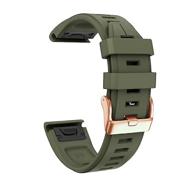 Replacement Strap for Garmin Fenix 5S Plus 6S Pro, Silicone 20mm Smartwatch Strap Army Green