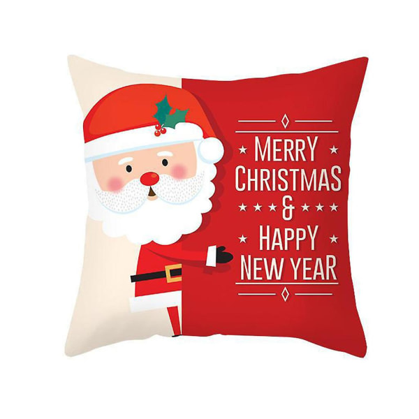 Jul Kuddeöverdrag God Jul Ornament Hem Jul Ornament C