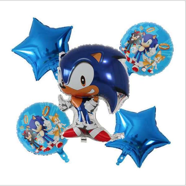 Sonic The Hedgehog -ilmapallot, juhlapallot lapsille