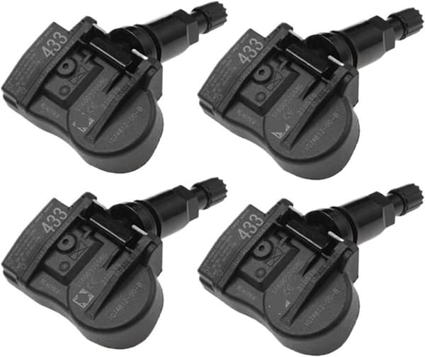 4 st 1074812-00-B 107481200B TPMS Däcktryckssensor 433MHZ, Kompatibel för Tesla Model 3 Model S Model X
