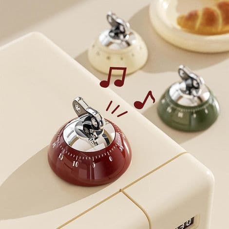 Kitchen Timer for the Kitchen, Kitchen Clock with Loud Alarm, Magnetic Desk Timer, No Batteries Required, Magnetic Countdown Reminder, Portable Mag