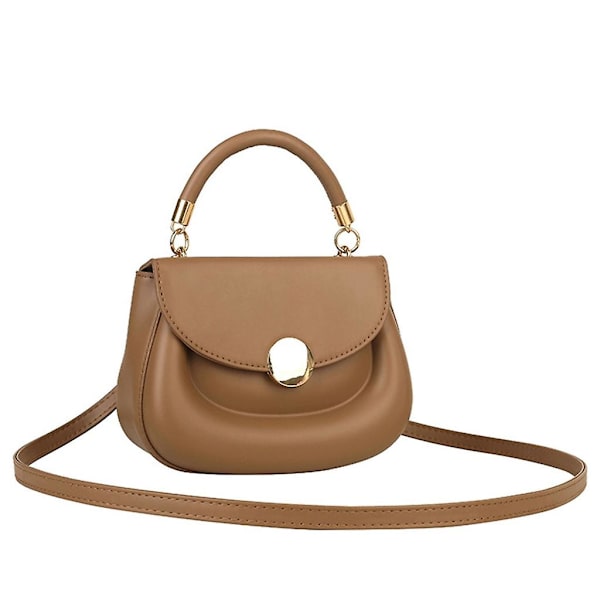 Liten Messenger Väska för Kvinnor Crossbody Handväska Axelrem Reseväskor Khaki