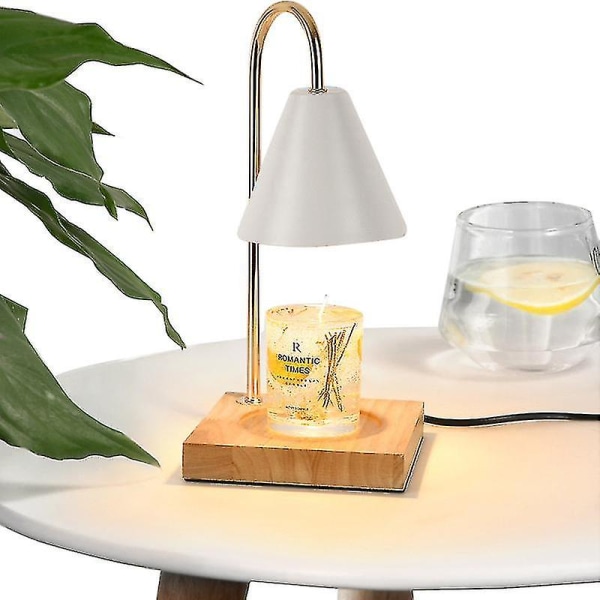 Smältvaxlampa Aromaterapi Sängbordslampa Dekorativa prydnader i trä