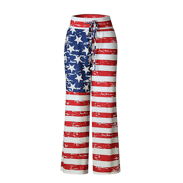 Damernas vida benbyxor Hög midja Sweatpants Blå L