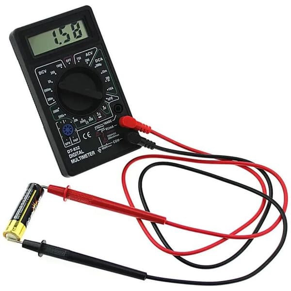 DT832 Professionelt Digitalt Multimeter - Stort LCD-display