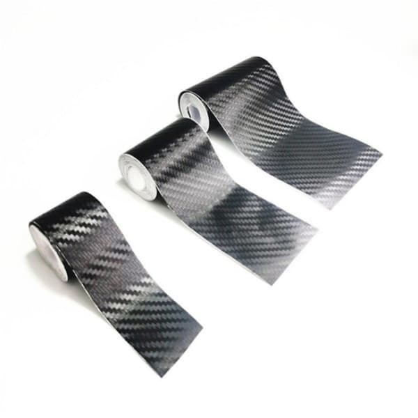 10cm*10m Overdimensjonert 3D karbonfiberrull Bilvindu Auto Dekal Cov