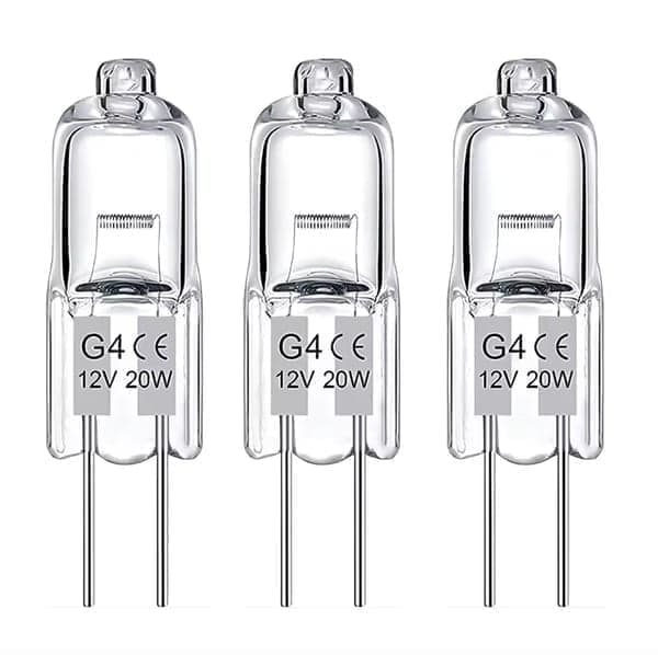 10-pack G4 Halogenlampor 20W 12V - Varmvit