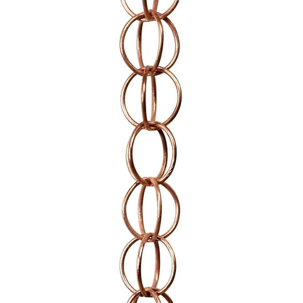 Stålblads Regnkedja, 1m Längd Metall Trädgårdskonst Present Till Mamma, Regnkedja För Rännor, Regnuppsamlare För Stuprör Med Adapterring