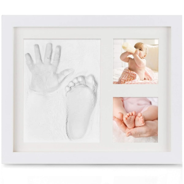 Baby Håndaftryk Footprint Clay Footprint Sæt til nyfødte og småbørn, Baby Gavepige personligt minde, Baby børnehave indretning, Unikt minde