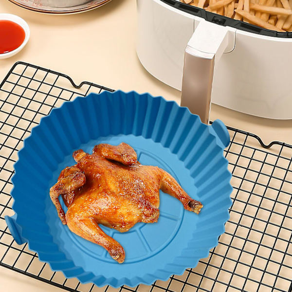 4 st Air Fryer Silikonformar, Air Fryer Tillbehör, Återanvändbara Silikonfodral, Kök