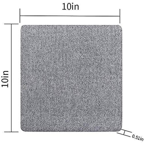 Ullfilt strykbräda - Ull strykmatta för precisionsquiltning - Nya Zeeland Ull strykbräda för quiltare (10 * 10 tum)