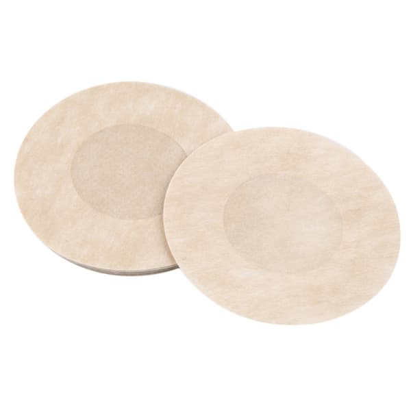 Selvklebende Elegante Nipple Covers 5 Par Beige Beige Rund